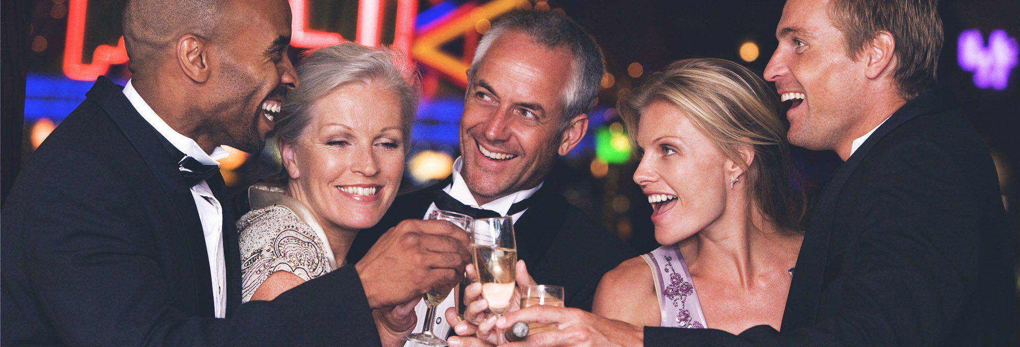 Group of People with Wine